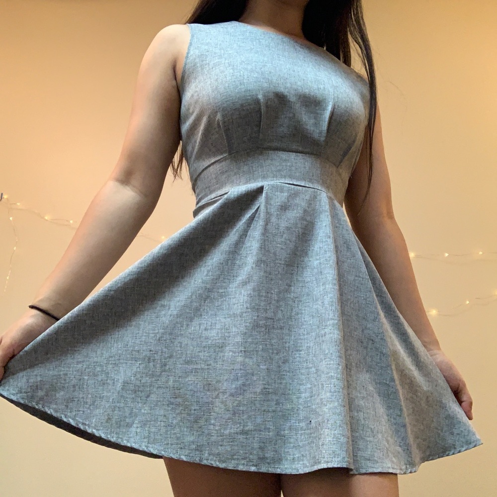 STAPLE Grey dress a line